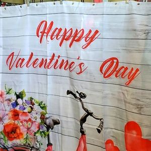 Valentine Shower Curtain 100% Polyester 69" Wide x 71" Long
